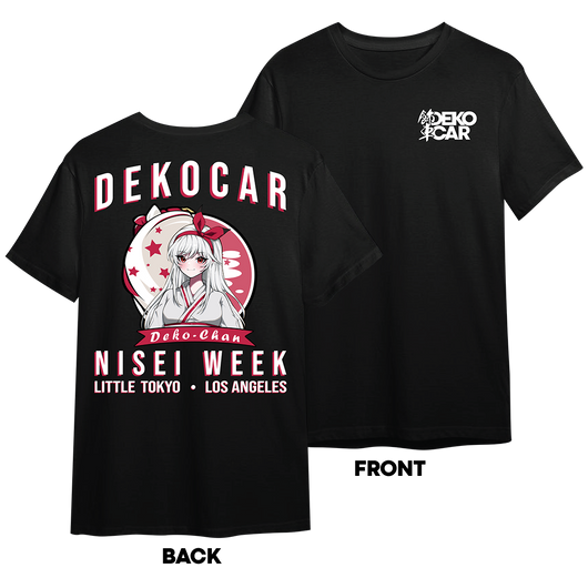 DEKO-Yukata x NISEI WEEK Tee BLACK - SAGA