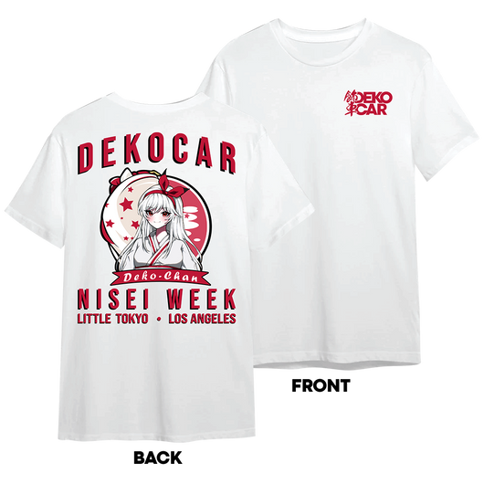 DEKO-Yukata x NISEI WEEK Tee WHITE - SAGA