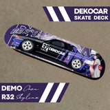 DEMO Chan X Skyline R32 Edition Skate Deck by DEKOCAR - SAGA
