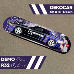 DEMO Chan X Skyline R32 Edition Skate Deck by DEKOCAR