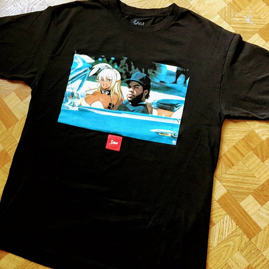 COLD KAWAII BLACK TEE - SAGA