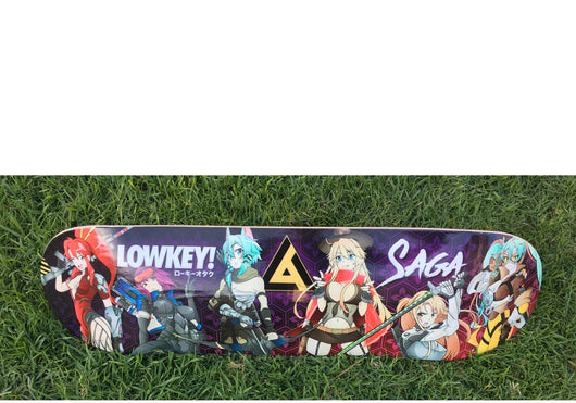 SAGA x LKG x Anime Impulse Exclusive Event  Skate Deck - sagarising